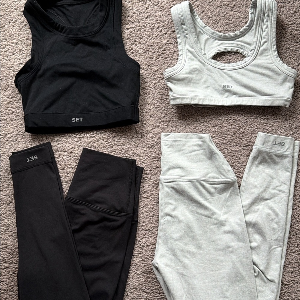 SET Active Black Workout Set
